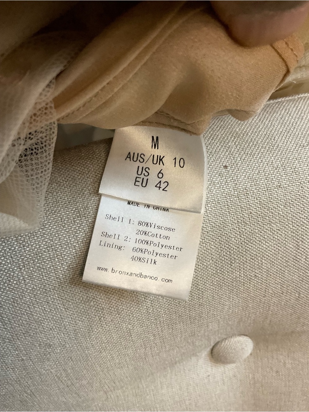 Bronx and Banco Strapless Ivory - Picture 8 of 9